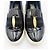 Salvatore Ferragamo Mocassini Bara Patent Nero - vista 6