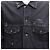 Balenciaga Sport Icon große Passform japanische Denimjacke Schwarz - Ansicht 3