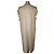 Isabel Marant Vestido sin mangas de lino gris claro Castaño - vista 4