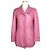 Chanel Metallic Pink Wool Silk Blend Jacket