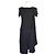 Balenciaga Vestido asimétrico negro
