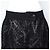 Chanel Falda de lana de punto negra estampada Negro - vista 4