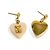 Louis Vuitton Pendientes de oro Lockme Heart Dorado - vista 4
