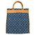 Louis Vuitton Sapla de denim monograma Azul - vista 2