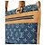 Louis Vuitton Sapla de denim monograma Azul - vista 6