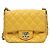 Chanel Piccola borsa in pelle gialla Giallo