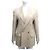 Burberry Giacca beige con dettagli a bottoni per donne Marrone