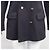 Burberry Giacca blu navy con dettagli a bottoni per donne - vista 4