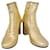 Botines Prada Dorado  - vista 1