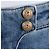 Pantaloni in denim Balmain Blu - vista 4