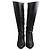 Bally Schwarze Lederstiefel - Ansicht 2