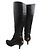 Bally Schwarze Lederstiefel - Ansicht 4