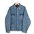 Day Balenciaga Übergroße gesteppte Denim-Truckerjacke Blau - Ansicht 2