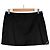 Prada Falda Mini Re-Nylon Negra Big Triangle Logo de Lujo Biarr para Mujeres Negro - vista 3