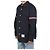 Thom Browne Camicia in nylon con fascia a tre strisce Blu