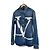 Giacca in denim con grande logo e doppia tasca Carpi per uomo Valentino Blu - vista 3