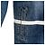 Giacca in denim con grande logo e doppia tasca Carpi per uomo Valentino Blu - vista 8