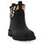 Burberry Botas bajas de goma Marsh Negro - vista 5