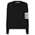 Thom Browne Klassischer Pullover aus Milano-Wolle Blau