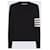 Thom Browne Klassischer Pullover aus Milano-Wolle Blau - Ansicht 4