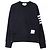 Thom Browne Sudadera de jersey con lazo Bar Stripe RWB