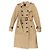 Burberry Double Trench Coat Beige