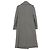 Burberry Herringbone Tailored Coat Size Black - view 2