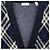 Burberry Kariert gestickter Wollmischung Cardigan Blau - Ansicht 9