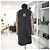 Burberry Giacca Donna Tything Nera Lunga Trapuntata Sottile Primavera Autunno Nero - vista 20