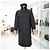 Burberry Giacca Donna Tything Nera Lunga Trapuntata Sottile Primavera Autunno Nero - vista 3