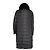 Moncler Abrigo de plumas con cuello de piel de mapache negro - vista 2