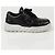 Prada Baskets avec logo triangle Noir - vue 2