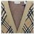 Burberry Kariert gestickter Wollmischung Cardigan Braun - Ansicht 9