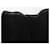 Prada Falda plisada con logo Banding Negro - vista 5
