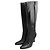 Fendi Schwarze Lederstiefel