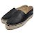 Chanel Espadrillas in pelle di agnello nera Nero