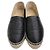 Chanel Espadrillas in pelle di agnello nera Nero - vista 2