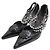 Chanel Scarpe T-Strap Camelia Perla Nera Nero