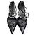 Chanel Scarpe T-Strap Camelia Perla Nera Nero - vista 2