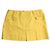 Dolce & Gabbana Falda de algodón amarilla Dolce Gabbana Amarillo