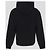 Saint Laurent Moletom com capuz e logo Preto - vista 5