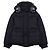 Moncler Giacca corta in piuma per donne Blu - vista 3