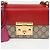 Gucci Piccola borsa a tracolla con catena Rosso - vista 5