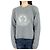 Moncler Damen Großes Patch-Logo Strickwolle Grau Braun