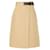 Bottega Veneta Falda con cinturón de algodón Blanco - vista 4