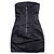 Dolce & Gabbana Schwarzes Satin-Röhrenkleid von Dolce Gabbana - Ansicht 3