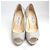 Jimmy Choo Décolleté aperti con glitter argento - vista 2