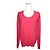 Maison Martin Margiela Top aus Baumwollstrick in Hot Pink