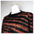 Sandro Top in maglia nero e marrone  - vista 4