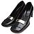 Gucci Schwarze klobige Absatzschuhe